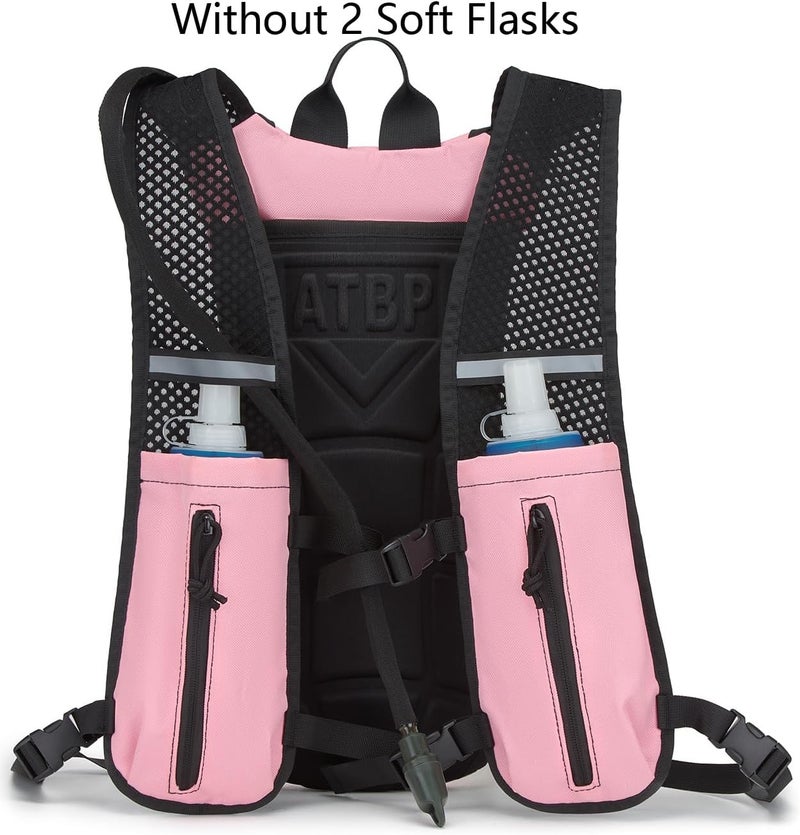 ATBP Running Hydration Vest Pack Tactical 3L Water Bladder Backpack Bag for Cycling Marathon Hiking Daypack Men & Women - Image 2